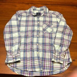 American Eagle Outfitters “Boyfriend” style women’s button-up cotton shirt